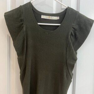 Marie Oliver Rory Top in Juniper Green - Size L